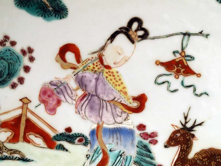 China, Qianlong Period Porcelain Reticulated Dish 18th Century In Fair Condition In Paris, FR