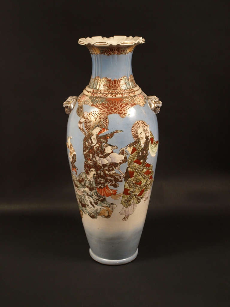 Satsuma, Japan, Large Vase circa 1880 - 1900.