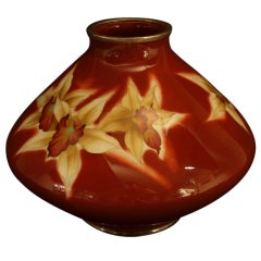 Vintage Art Deco Cloisonne Vase By Ando