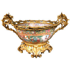19th Century Cantonese Punch Bowl