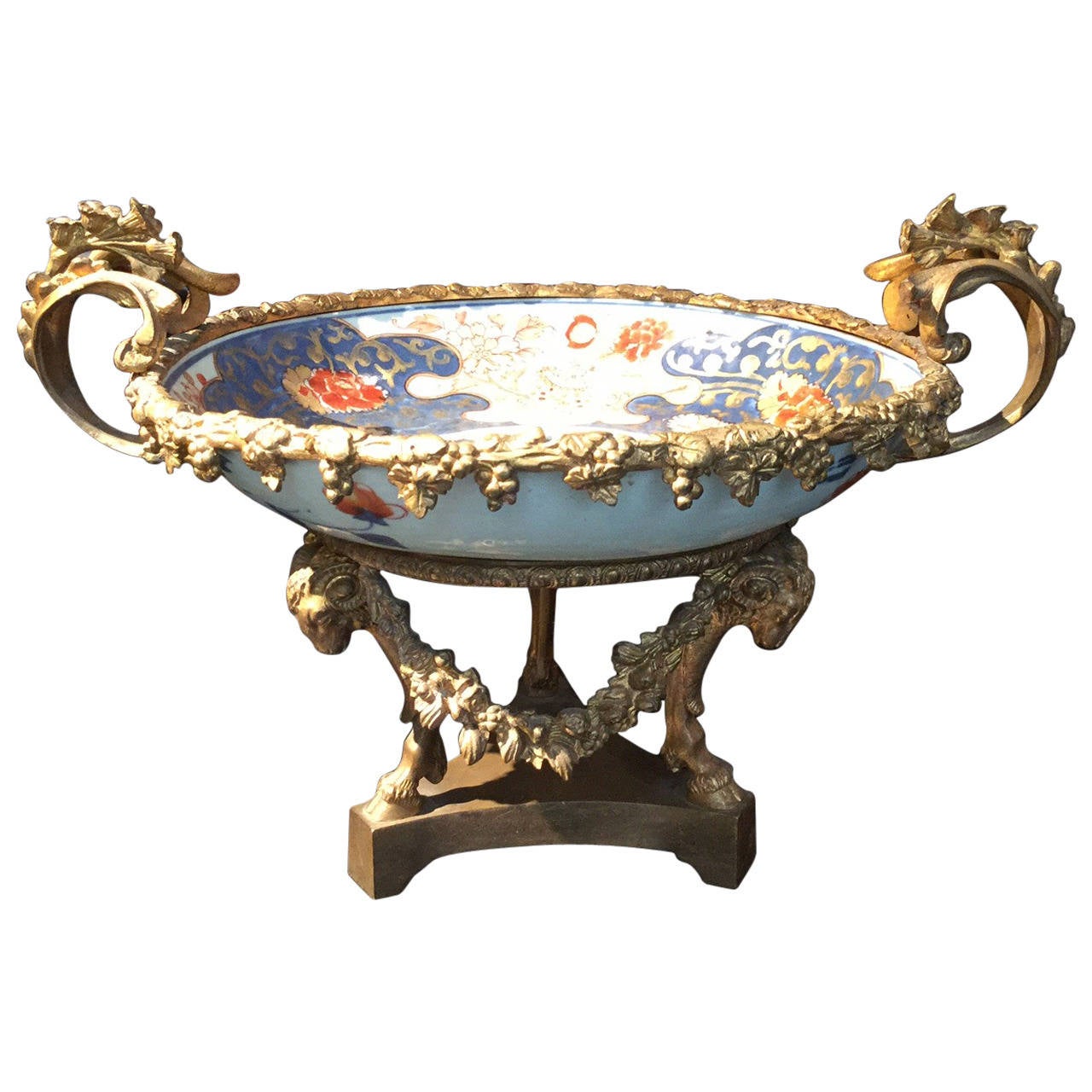 Chinese 18th Century Bowl with French 19th Century Mount For Sale