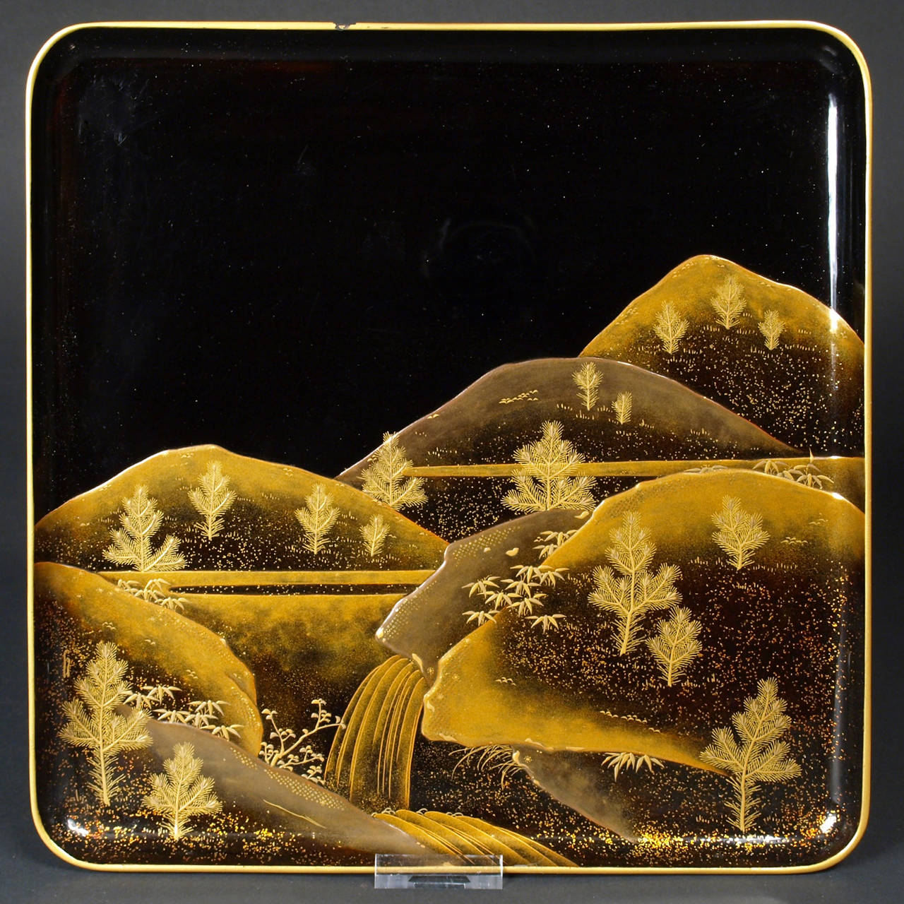Set of Japanese Lacquer Trays, circa 1920 In Excellent Condition In Paris, FR