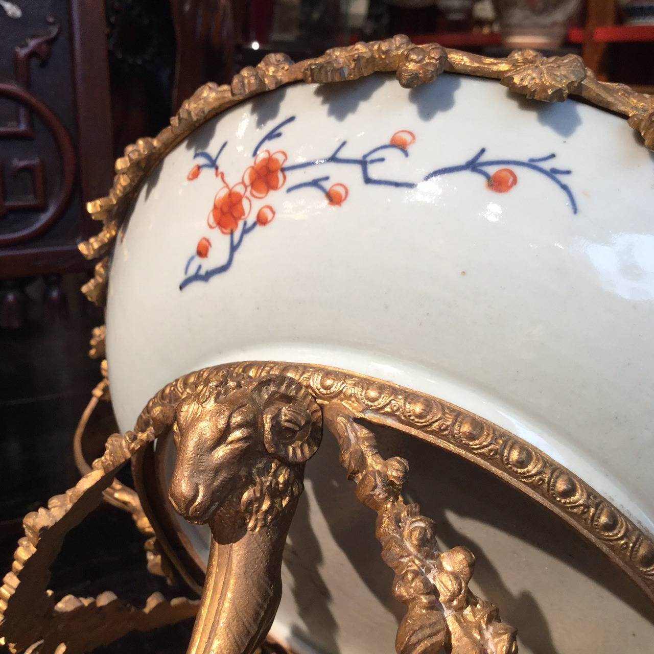 Chinese 18th Century Bowl with French 19th Century Mount For Sale 1