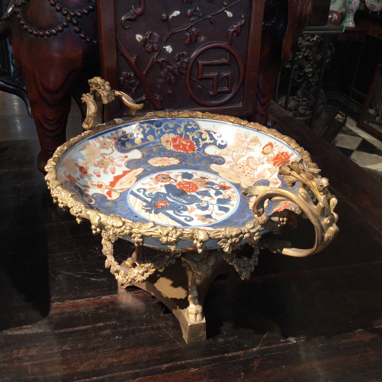 Chinese 18th Century Bowl with French 19th Century Mount For Sale 4