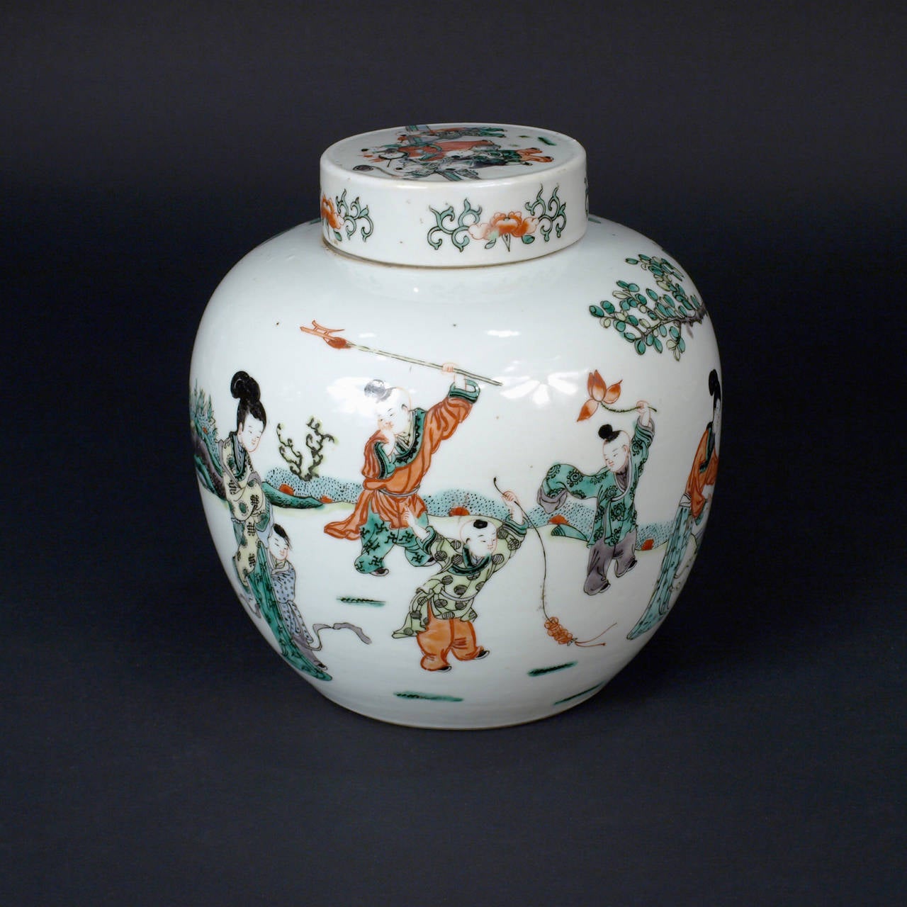 19th century chinese ginger jar