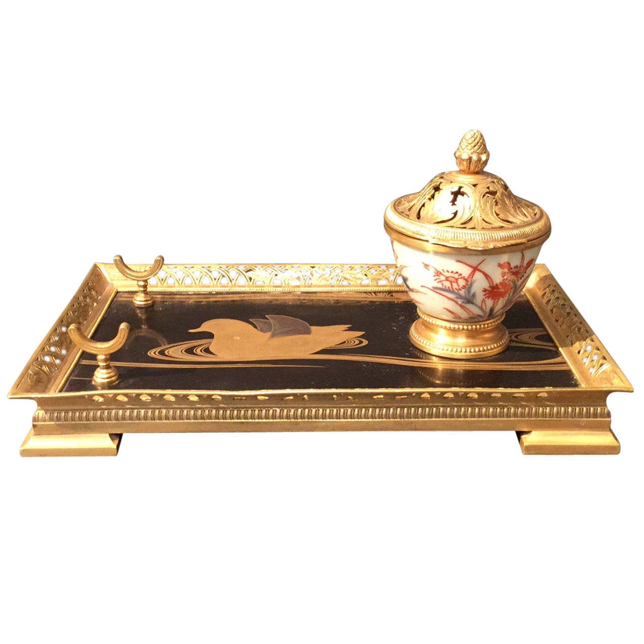 France, Japonism, Inkwell Ecritoire For Sale