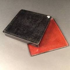 Japonism, Beautiful French Papier Mâché Box, 1880