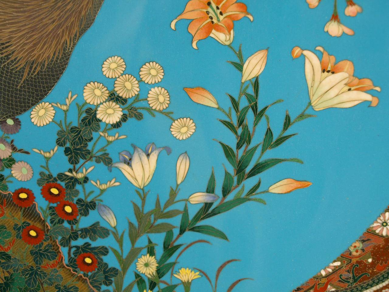 Late 19th Century Cloisonné Charger
