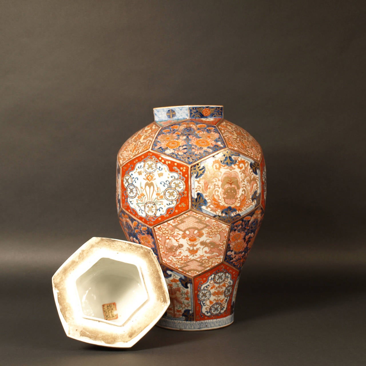 Japanese Japan, Arita, Imari, Vase, Mid-19th Century For Sale
