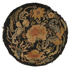 Antique Silk Roundel, China