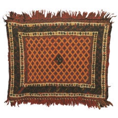 Antique South Persian Tribal Mixed Technique Bagface