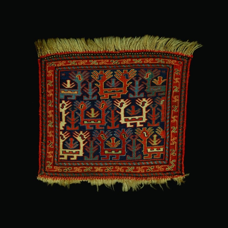 Azerbaijan Sumak Bag face with Animals