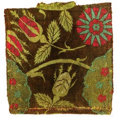 Antique Ottoman Silk Fragment, 16th century