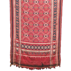 Antique Sari, Double Ikat, India