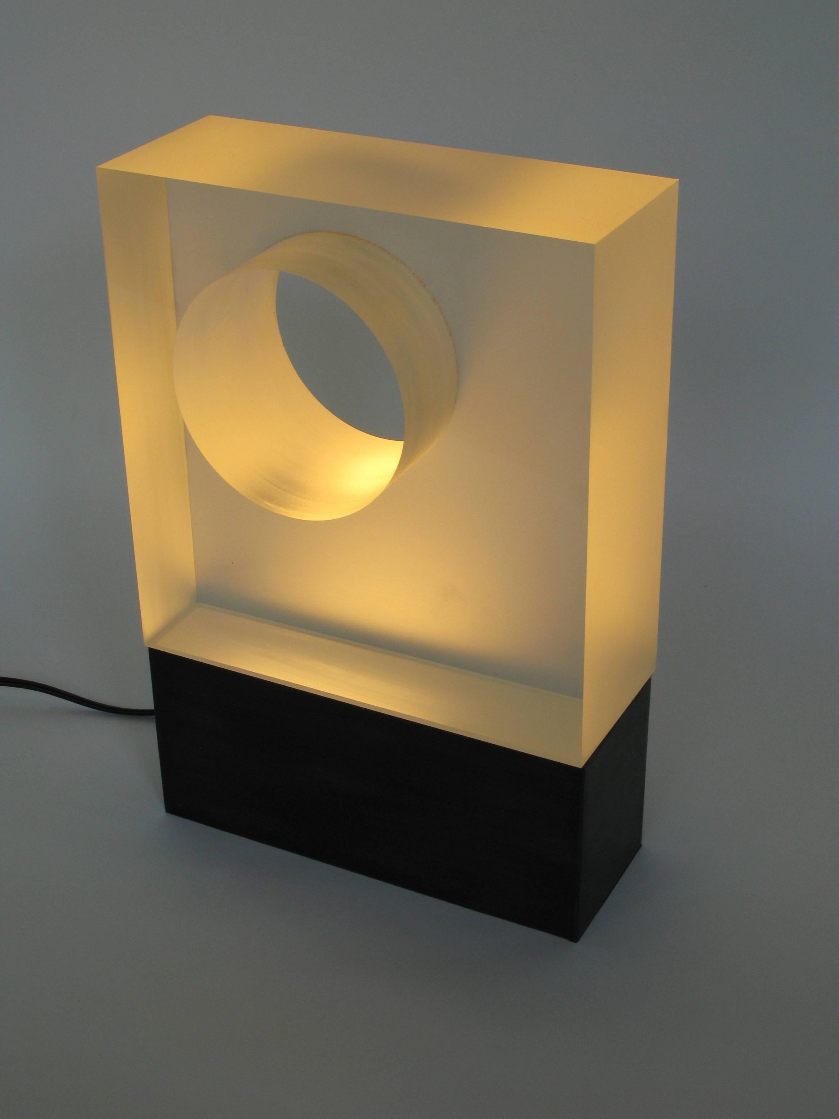 Christophe Côme Hole Light in Crystal and Metal with Oxidized Patina In Excellent Condition For Sale In New York, NY