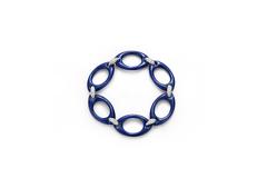 Fred Leighton Lapis Lazuli and Diamond Oval Link Bracelet