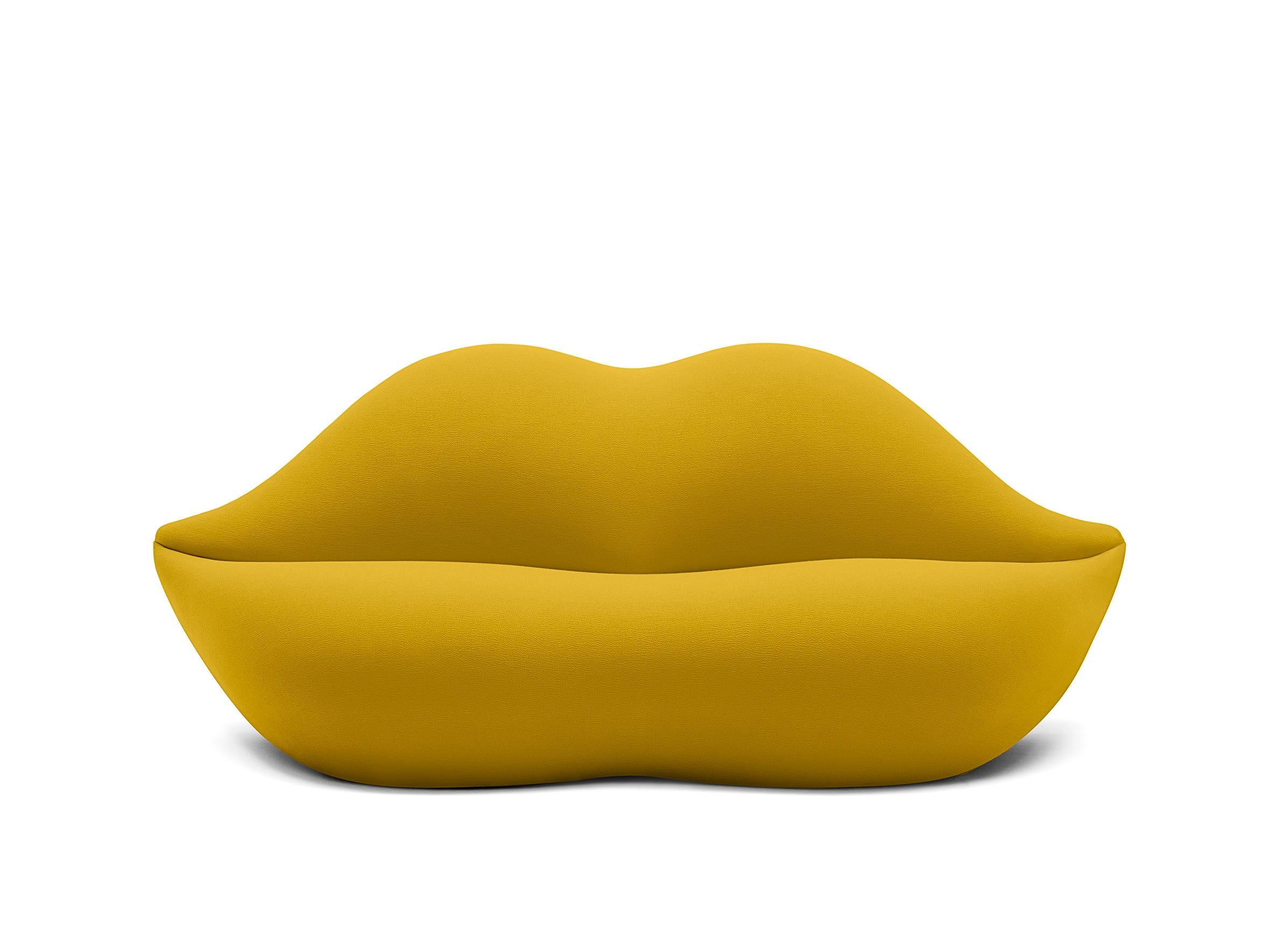 For Sale: Yellow (109) Gufram Standard Colors Bocca Unlimited by Studio 65