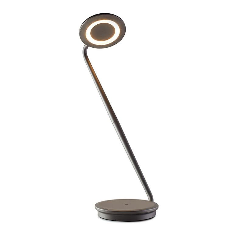 For Sale: Gray (Graphite) Pixo Plus Table Lamp by Pablo Designs
