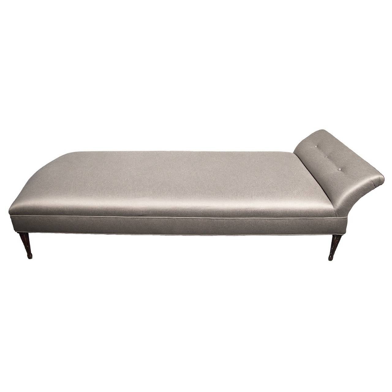 Elegant Hollywood Regency Chaise