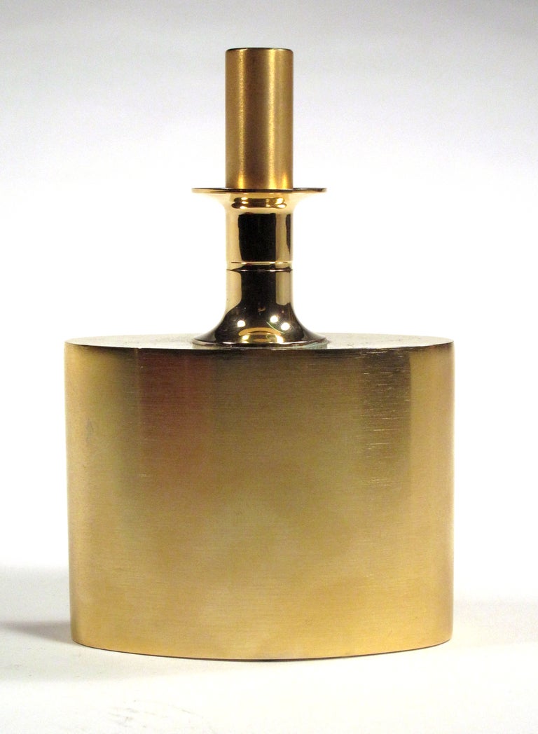 Mid-20th Century Gold Decanter by Pierre Forssell for Skultuna For Sale