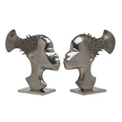 Pair of Bookends in the Manner of Karl Hagenauer