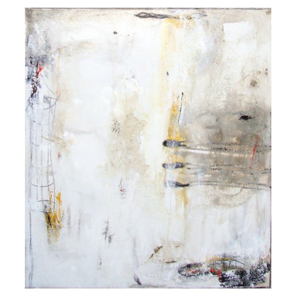 Large Abstract Mixed-Media Painting by Michelle Williams For Sale