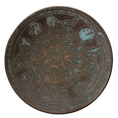 Blue and Graphite Ceramic Dish