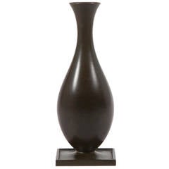 Art DecoBronze Vase by Just Andersen for GAB