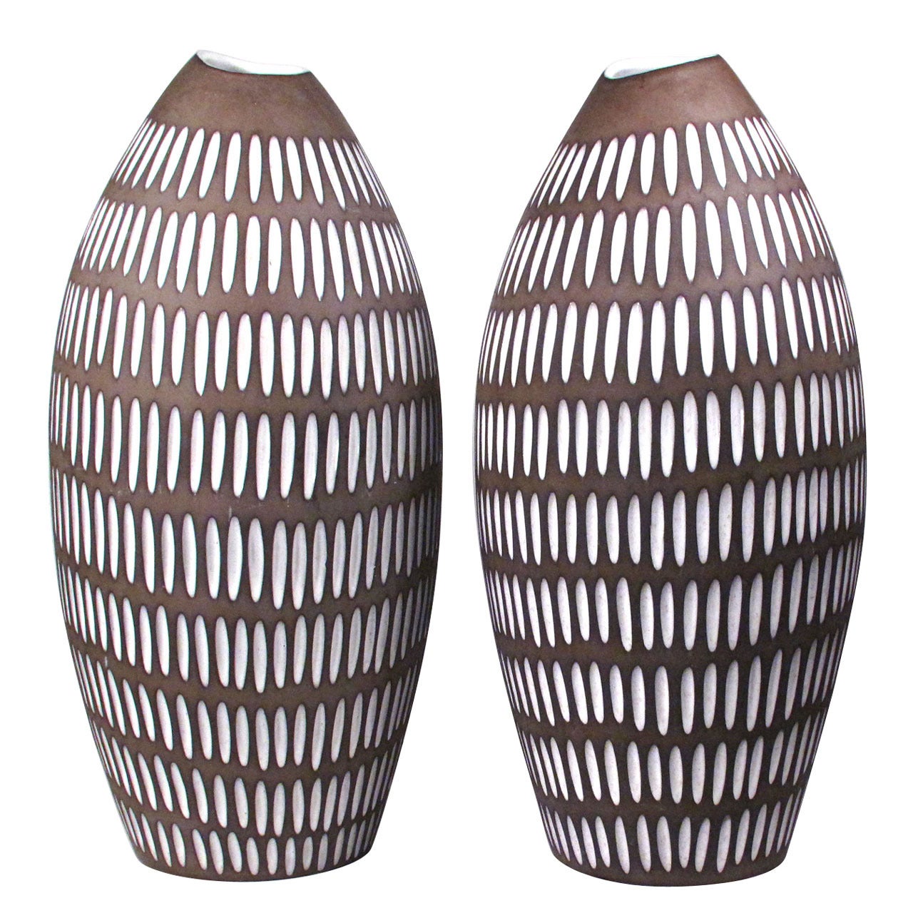 Monumental Ingrid Atterberg Floor Vases for Upsala Ekeby For Sale