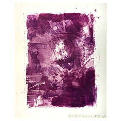 Used "Flower Re-Run" by Robert Rauschenberg