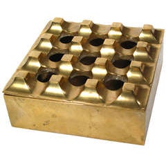 Ultima Brass Ashtray by Beck & Jung