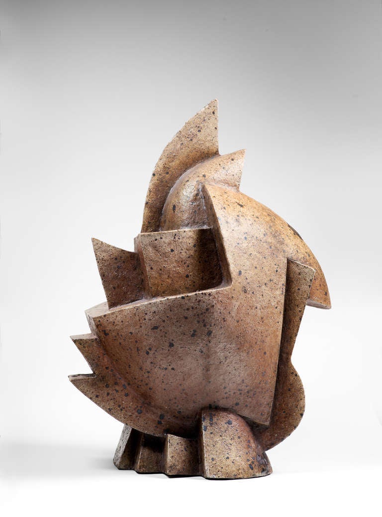 An exceptional stoneware sculpture by Albert Vallet.
Circa 1970.
This piece was exhibited at the Rothschild foundation in Paris.