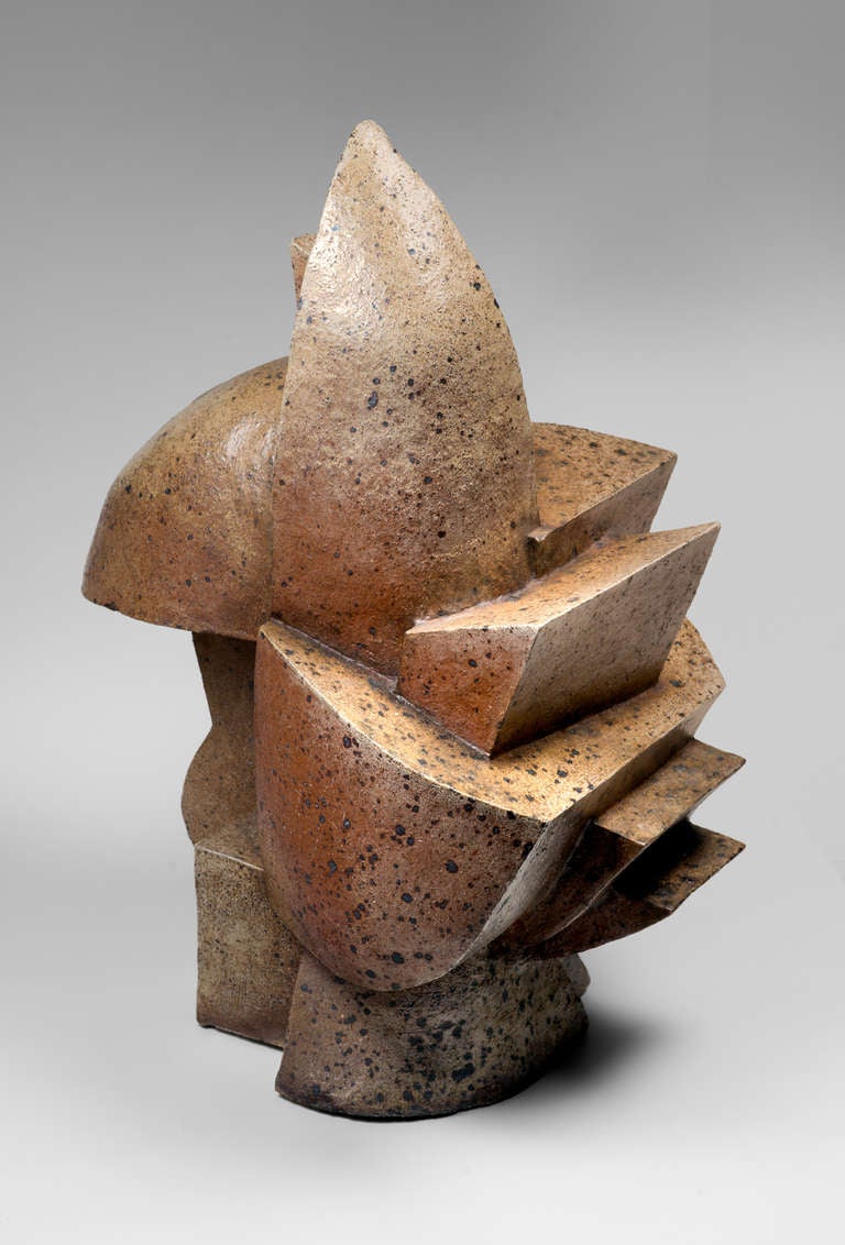 Late 20th Century Exceptional Stoneware Sculpture by Albert Vallet