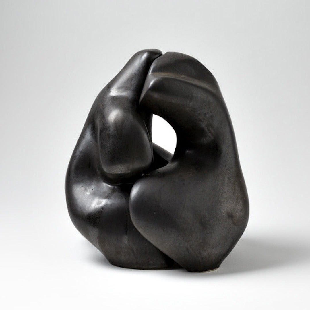 An important porcelain sculpture entitled 