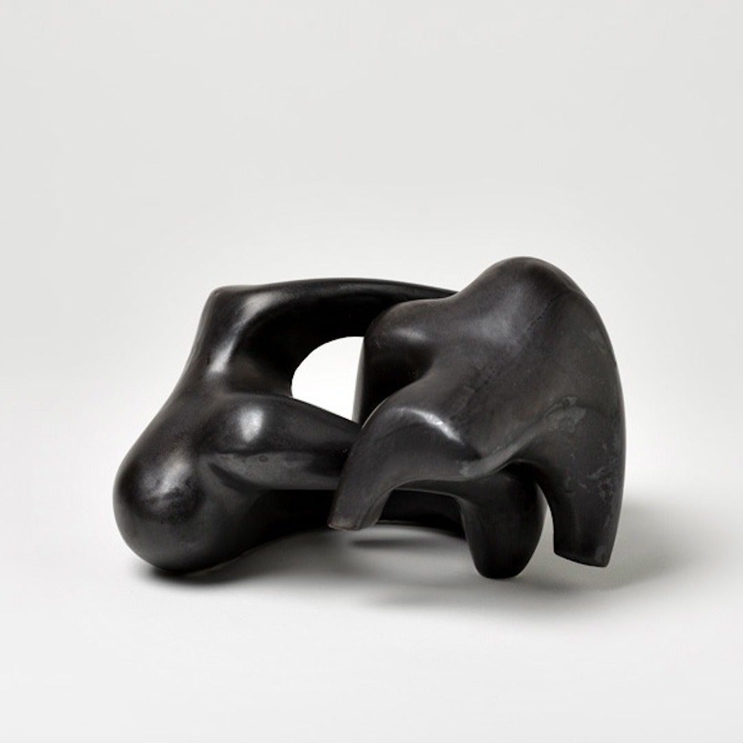 An elegant porcelain sculpture by Tim and Jacqueline Orr, circa 1970.