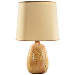 Elegant Ceramic Lamp by Pierre-Adrien Dalpayrat