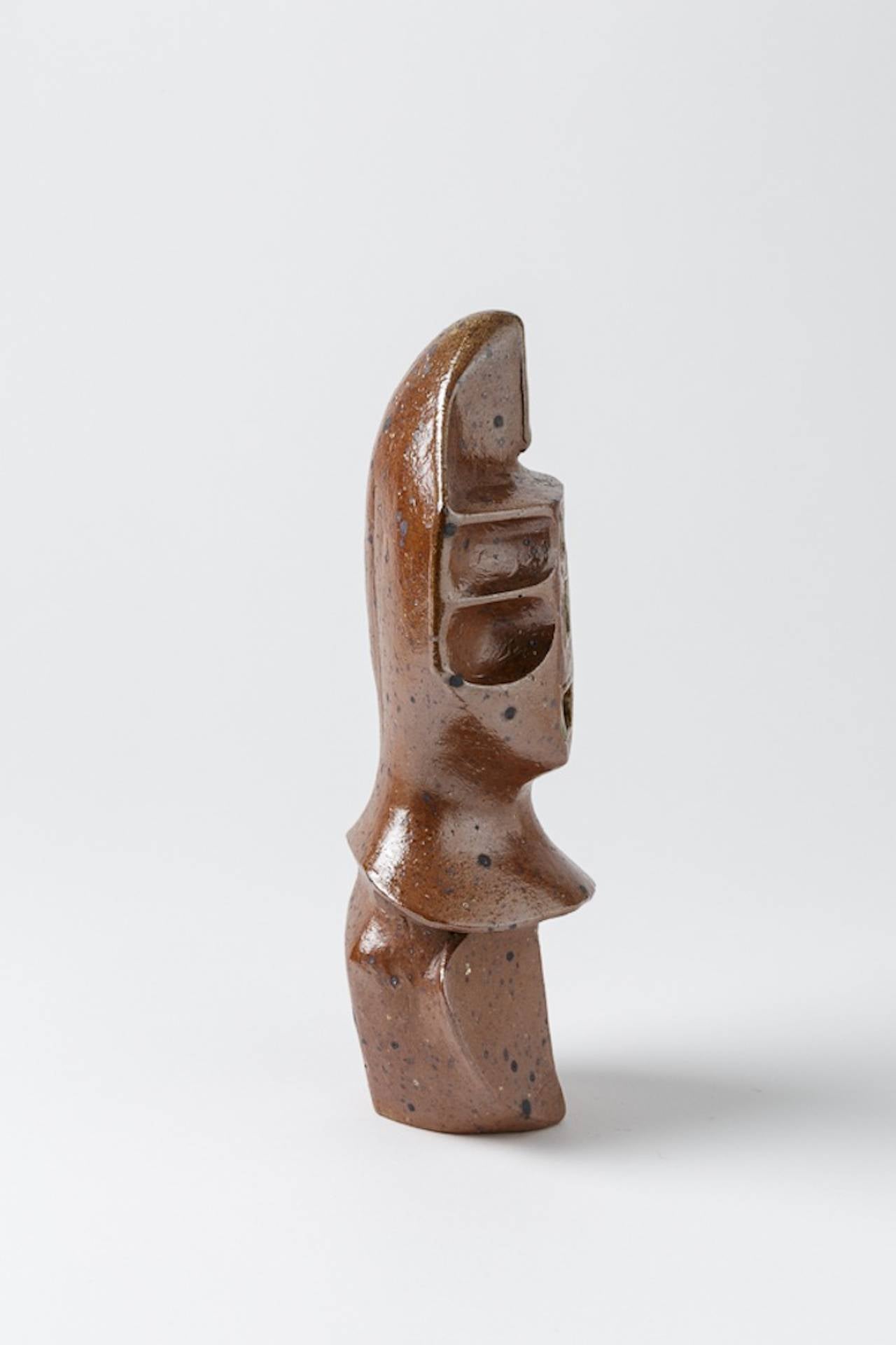 Beaux-Arts Sculpture en céramique unique et rare de Pierre Mestre, La Borne