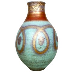 Importante e raro vaso in gres di Jean Besnard