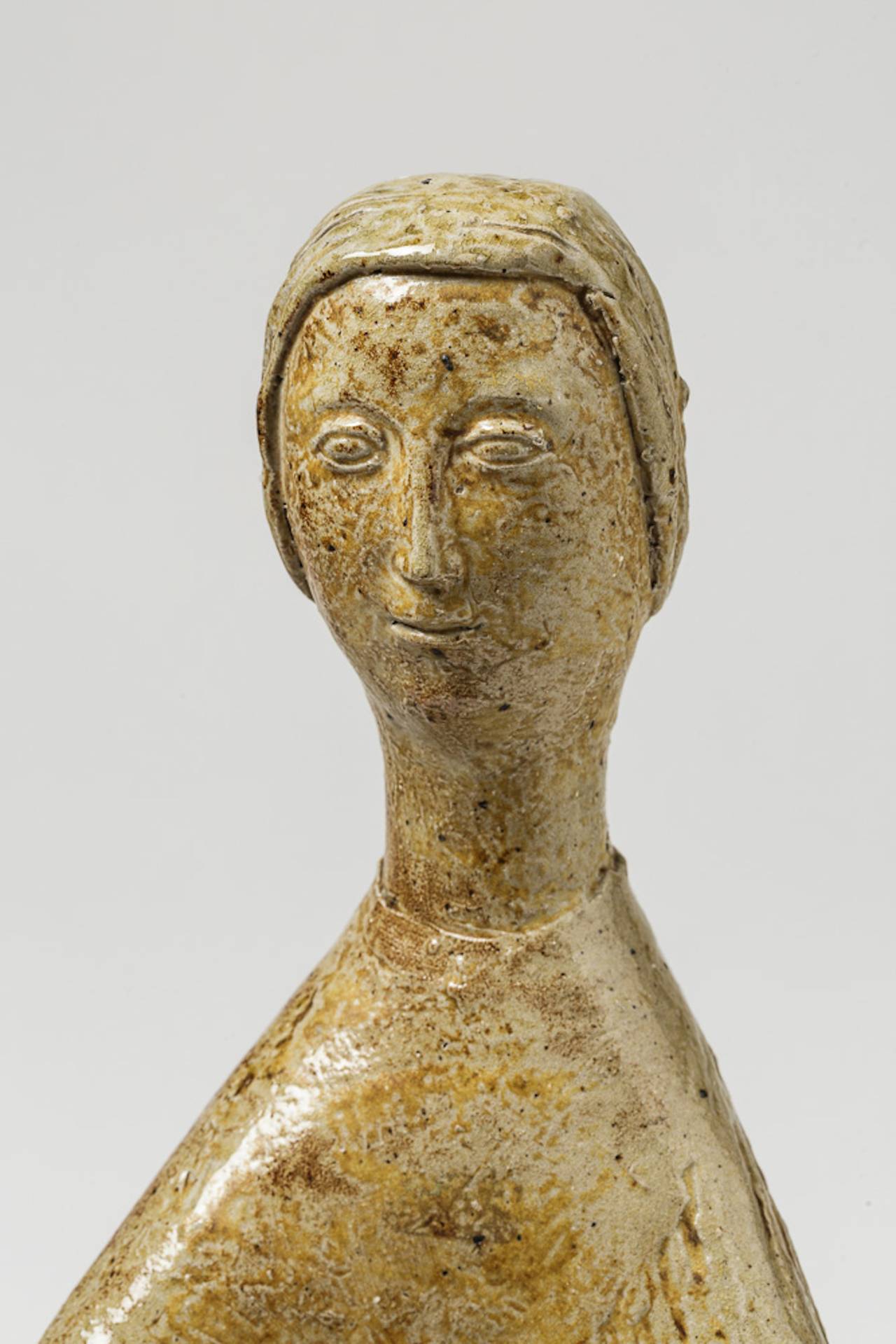 20ième siècle Rare et importante sculpture de Jean et Jacqueline Lerat, La Borne