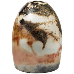 Ovoid Shape Ceramic Vase by Alistair Danhieux, Saint-Amand-en-Puisaye 5