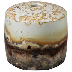 Cylindrycal Shape Ceramic Covered Pot by Alistair Danhieux 12