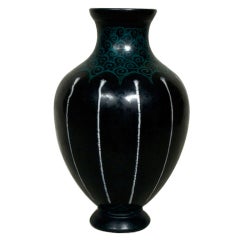 A stoneware vase by Emile Decoeur