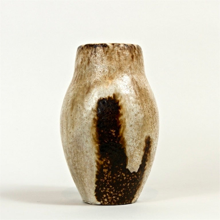 A stoneware vase by Emile Decoeur