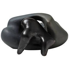 An elegant porcelain sculpture by Tim Orr, circa 1970 4