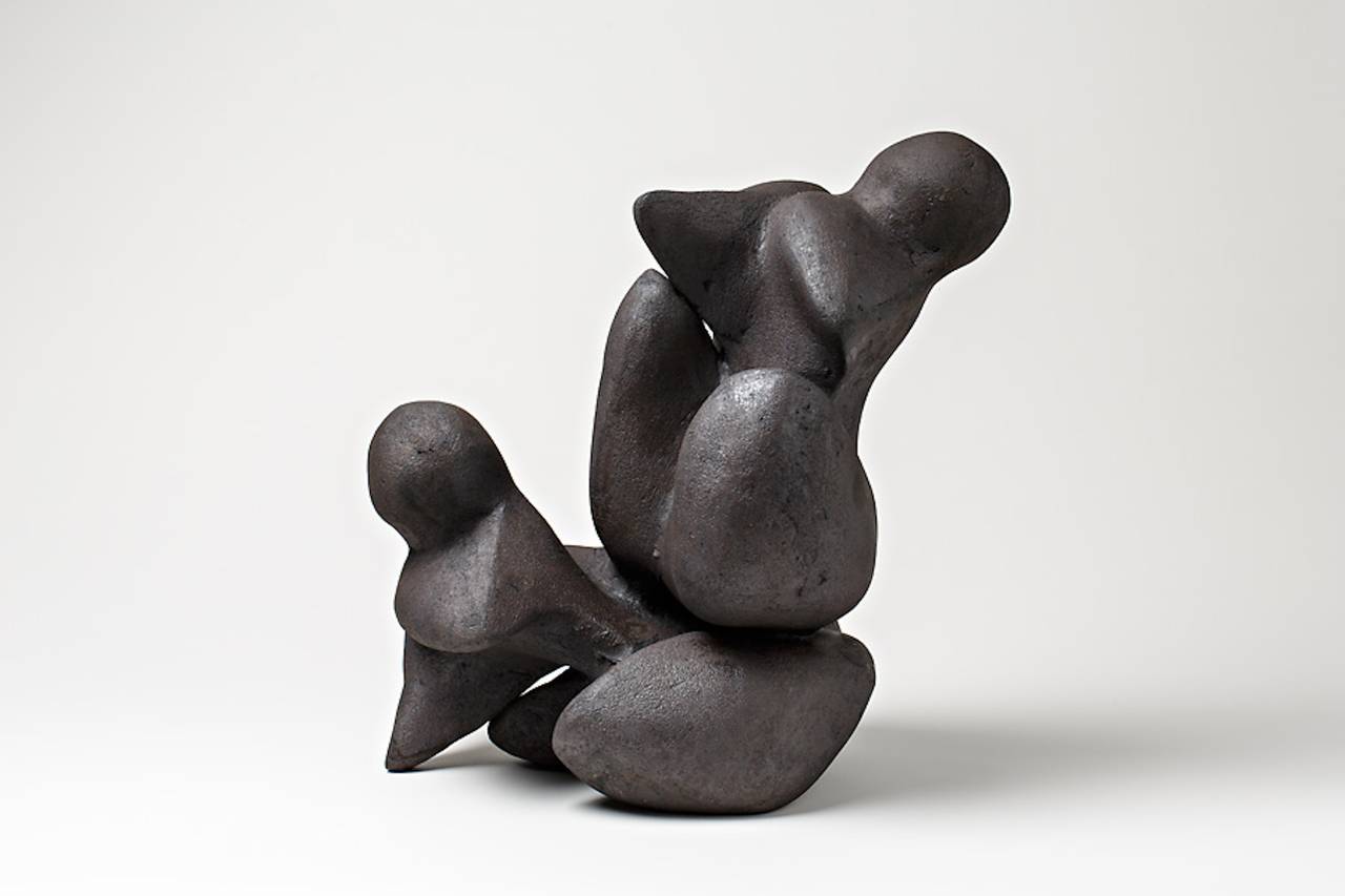 An important ceramic sculpture by Tim Orr.
Signed under the base,
circa 1970.