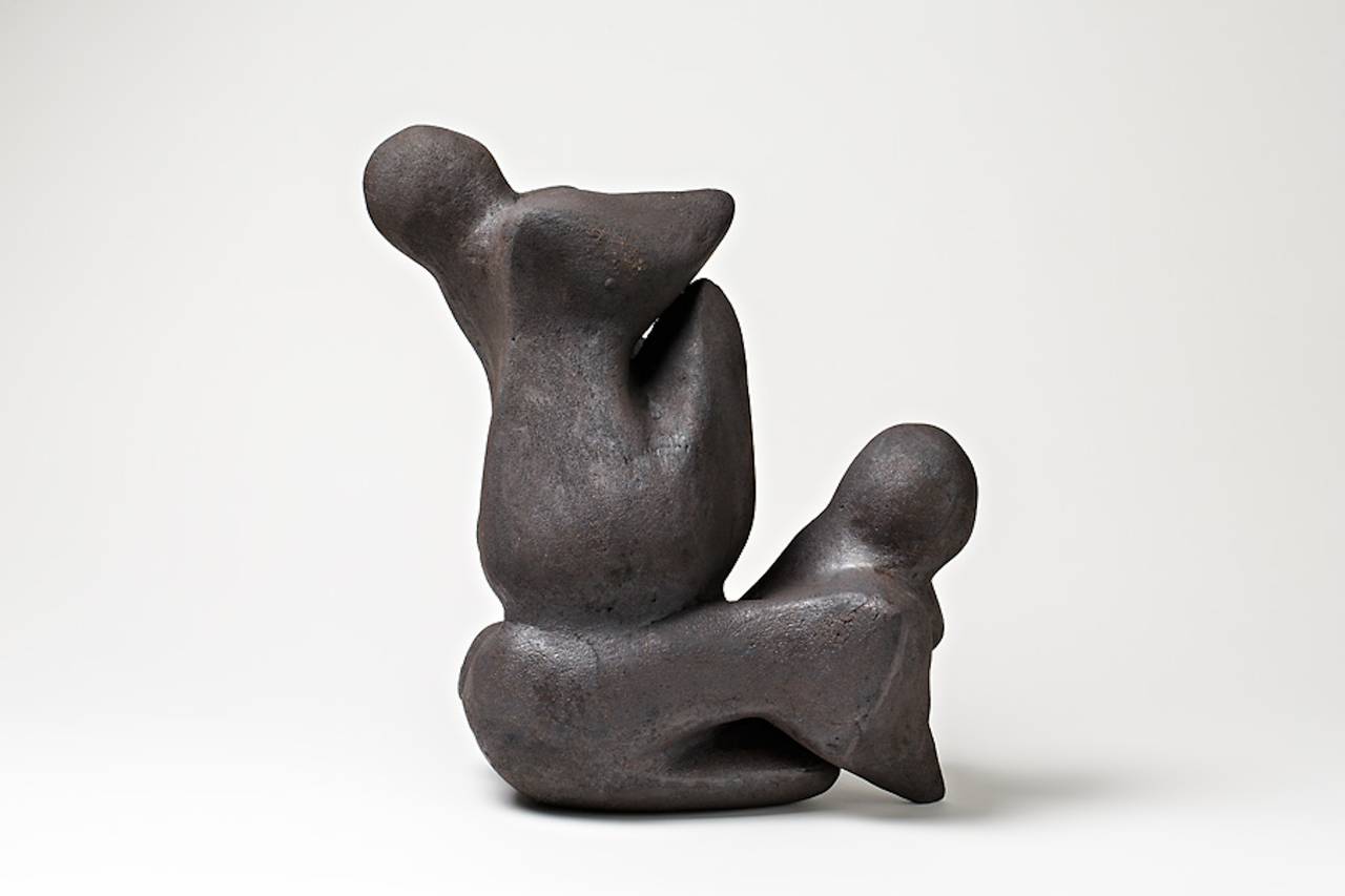Keramik-Skulptur von Tim Orr, um 1970 (Französisch) im Angebot