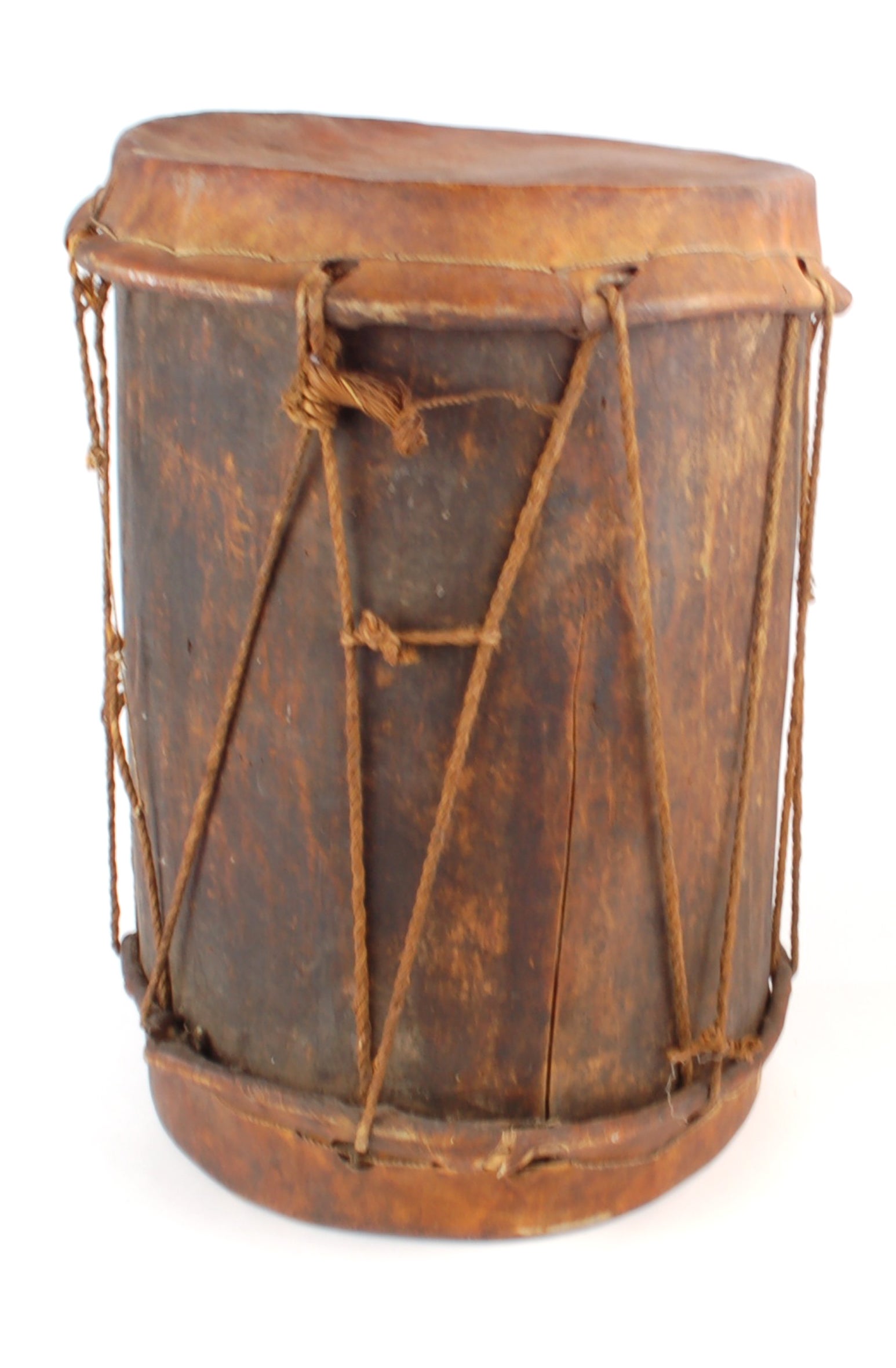 19th Century Guatemalan Nahuala Drum ~ Chicago 1892 World Columbus Exposition For Sale