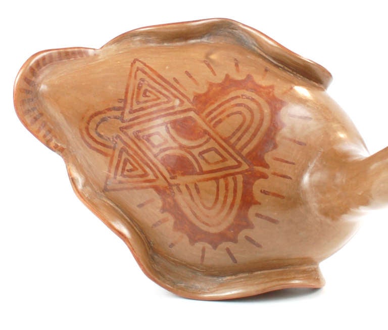 From the ton of Acatlan in the State of Puebla this magnificent piece was made at the workshop of the late Heron Martinez.  Crafted by a member of his family. This is a powerful and exquisite piece of Mexican ethnographic art. Just beautiful!