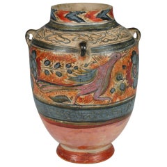 Antique Mexican Tonala Burnished Vase 18th C