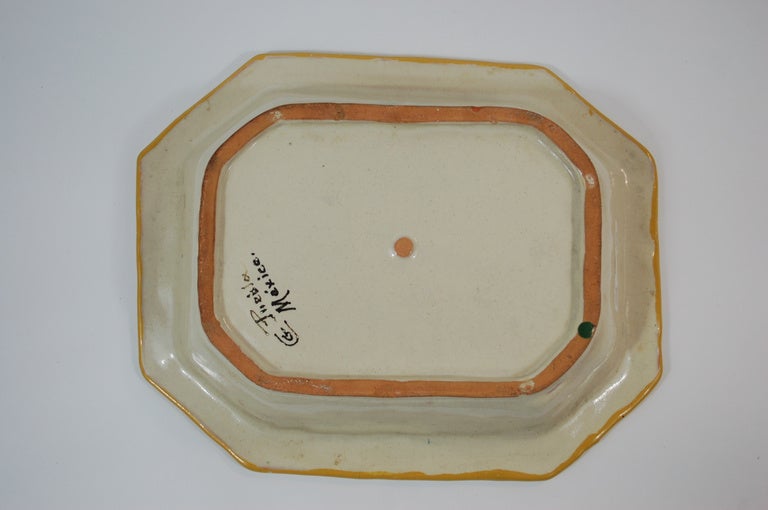 Early Talavera Serving Fuente Bowl.